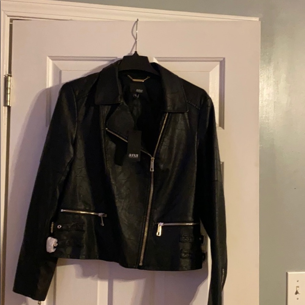 Faux Leather Jackie